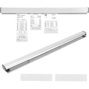 8.3 inch Check Rack, Aluminum Ticket Holder Receipt Holder Ticket Bill Clip Display Rail Slide Order Rack Ticket Rack for Office Restaurant Cafes Pubs Bars(21cm)
