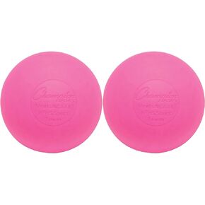 Champion Sports Lacrosse Balls (2-Pack) Pink-Pink