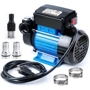 110V Electric Oil Pump 18 GPM Diesel Transfer Kerosene Biodiesel Fuel Transfer Pump Oil Transfer Pump