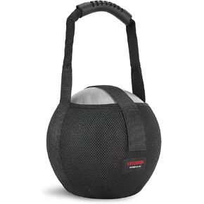 VISEMAN Bowling Mesh Bag, Ball Bag for Bowling, Single Bowling Bag with Reinforced Handle, Black