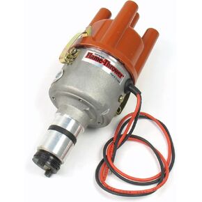Pertronix D189604 Flame-Thrower VW Type 1 Engine Plug and Play 6 Volt Negative Ground Non Vacuum Cast Electronic Distributor with Ignitor Technology