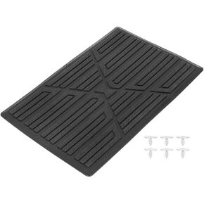 X AUTOHAUX Universal Car Vehicles Trucks Floor Carpet Mat Patch Heel Scuff Plate Foot Rest Pedal Pad