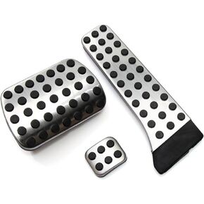 No Drill Fuel Brake Foot Pedals for Mercedes Benz at C E S GLK SLK CLS SL Class W203/W204/W211/W212/W210(LHD)