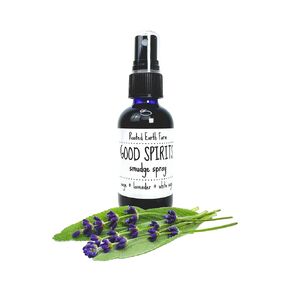 Good Spirits Smudging Spray - 2 fl oz - White Sage Smudge Spray - Crystal Cleansing - Sage Spray