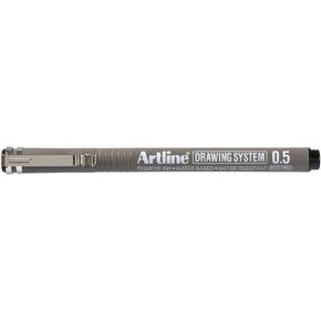 Artline drawing system pen - black 0.5 mm writing width