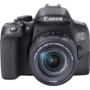 Canon EOS Rebel T8i EF-S 18-55mm is STM Lens Kit, Black (Renewed)
