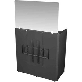 Odyssey DJBOOTHM46 Media DJ Booth with 46-Inch Flat Screen Monitor Mount