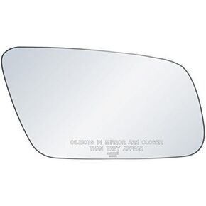 exactafit 8014R Passenger Side Mirror Glass Right Replacement Compatible With Audi 1999-2005 A4 A6 A8, 2000-2003 S4 S6 S8