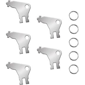 Paper Towel Dispenser Key, 5Pcs Universal Dispenser Key for GP Towel Dispensers and Toilet Paper Dispensers