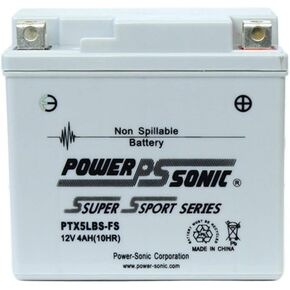 Power-Sonic (PTX5LBS-FS) Sealed Maintenance Free Powsersport Battery