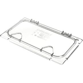 Carlisle FoodService Products CFS CM10278Z07 Coldmaster EZ Access Lid, 1/3 Size, 0.9" Height, 13" Width, 7" Length, Polycarbonate (PC), Clear (Pack of 2)