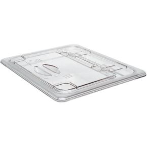 Cambro 20CWL135 FlipLid Food Pan Cover 1/2 size hinged clear - Case of 6