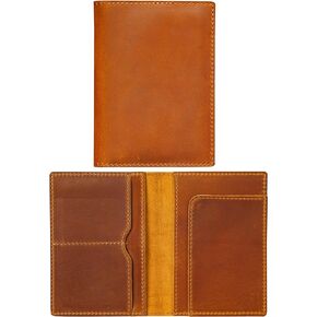 Leather Passport Holder, Handmade Passport Cover with Card and Ticket Slot - Genuine Leather, Elegant Design, Easy Access - Passport Case, Passport Wallet, Passport Holder