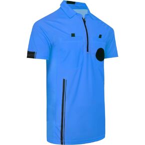 Soccer Referee Shirt Jersey Kit Official Short Sleeve Ref Shirts Uniform Halloween Costume for Men & Women
