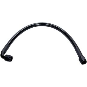 Allstar Performance Coated Braided Line 18in #6 Hose -6 Str/-6 90 Deg