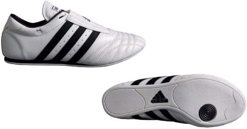 adidas SM II Shoes - White w/Black Stripes - 5.5 in Saudi Arabia