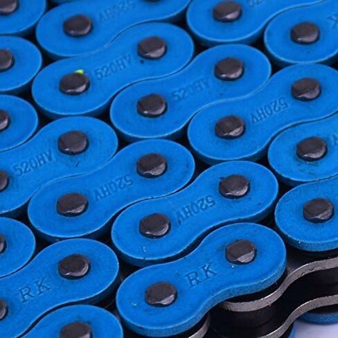 سلسلة الدراجة الترابية JFG RACING 520، Universal120 Links X Ring سلسلة محرك شديدة التحمل لـ YZ80 YZ125 YZ250 YZ250F YZ450F WR250R-أزرق in Kuwait