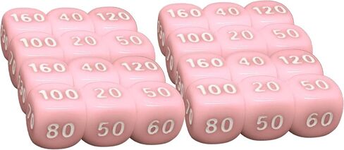 Pokemon 151 Ultra Premiem Collection Damage Counters Dice Set - x24 - Pink Pastel in Saudi Arabia