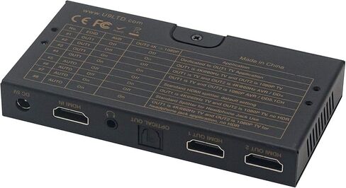 ViewHD 2 Port 1x2 Powered HDMI 1 in 2 Out Mini Splitter for 1080P & 3D | Model: VHD-1X2MN3D in Saudi Arabia