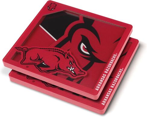 YouTheFan NCAA NCAA 3D Logo Series Coasters in Saudi Arabia