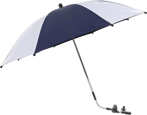 Baby Strollers Umbrella with Adjustable Clamp,Children Buggy Sun-Proof Parasol with Clip On UPF 50+ Great for Pushchair Pram in Saudi Arabia
