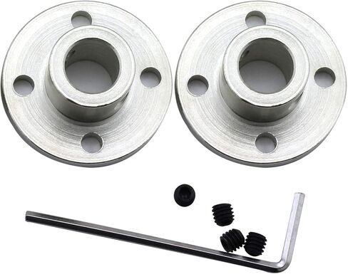 Magic&shell 2-Pack 10mm شفة رمح اقتران صلابة عالية محور معدني تحمل تركيبات DIY نموذج ملحق جامدة شفة دليل رمح المقرنة موصل المحرك in Kuwait