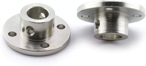 Magic&shell 2-Pack 10mm شفة رمح اقتران صلابة عالية محور معدني تحمل تركيبات DIY نموذج ملحق جامدة شفة دليل رمح المقرنة موصل المحرك in Kuwait