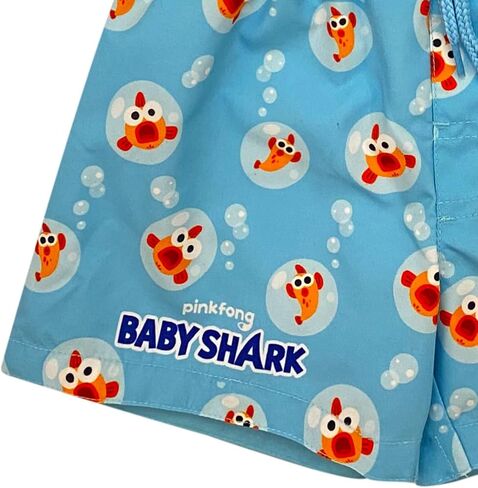 مجموعة ملابس بيبي شارك بينك فونج بلوفر للحماية من الطفح الجلدي وسروال السباحة للرضع in Kuwait