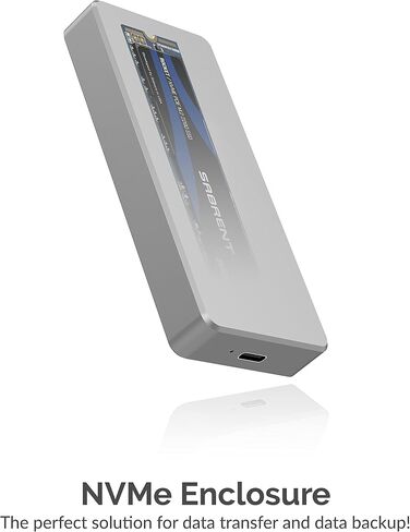 SABRENT Rocket RGB USB C 20Gbps M.2 SATA/NVMe SSD Enclosure (EC-RGBG) in Saudi Arabia