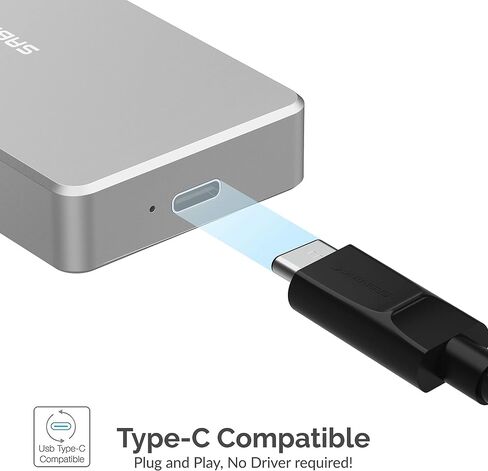 SABRENT Rocket RGB USB C 20Gbps M.2 SATA/NVMe SSD Enclosure (EC-RGBG) in Saudi Arabia