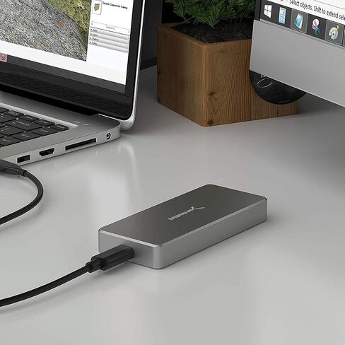 SABRENT Rocket RGB USB C 20Gbps M.2 SATA/NVMe SSD Enclosure (EC-RGBG) in Saudi Arabia