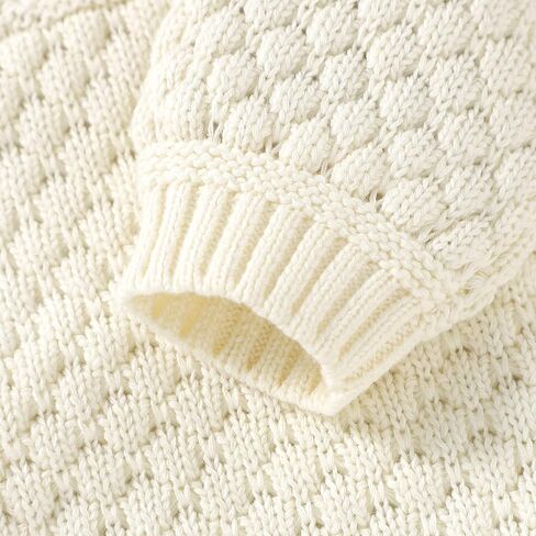 mimixiong القطن الطفل رومبير الوليد الطفل محبوك الملابس سترة طويلة الأكمام الزي للأولاد والفتيات مع طقم قبعات دافئة in Kuwait