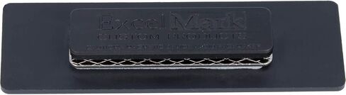 ExcelMark Blank Name Tag/Badge with Magnetic Backing - 1" x 3" (25 Pack - Silver) in Saudi Arabia