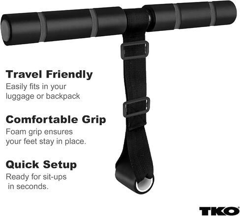 TKO Universal Fit Doorway Situp Bar، تنغيم عضلات البطن والتدريب، قابل للتعديل in Kuwait