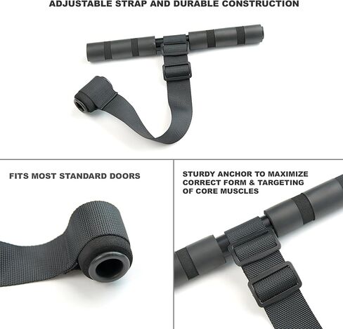 TKO Universal Fit Doorway Situp Bar، تنغيم عضلات البطن والتدريب، قابل للتعديل in Kuwait