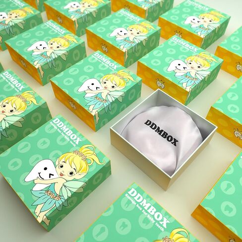 Baby Teeth Keepsake Box,Shell-Shaped Design Waterproof and Shockproof,With Built-In Desiccant,Tooth Fairy Box for Gift Tooth Savers for Kids Girls Boys Tooth Boxes for Kids in Saudi Arabia