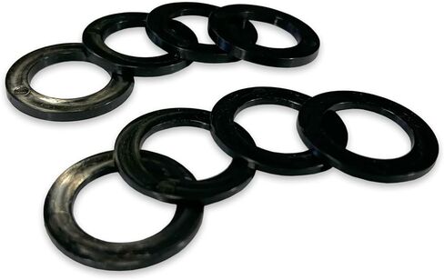 Rattle Rings Washers | Nylon Recovery 3/4" Shackle Isolators | Soft Shackle Recovery Accessories Spacers Fits 7/8" Pin - Black Hole in Saudi Arabia