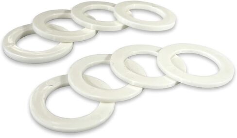 Rattle Rings Washers | Nylon Recovery 3/4" Shackle Isolators | Soft Shackle Recovery Accessories Spacers Fits 7/8" Pin - Black Hole in Saudi Arabia