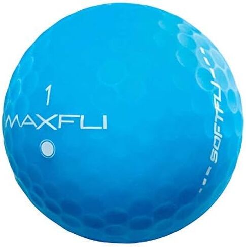 Maxfli SoftFli Matte Golf Balls - Longer Straight Distance - Soft Feel (Blue - 36 Balls) in Kuwait