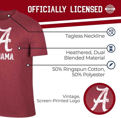 Campus Colors Adult MVP Heathered Cotton Blend T-Shirt - Logo Tshirt - Made from Ringspun - Comfort and Versatility in Saudi Arabia