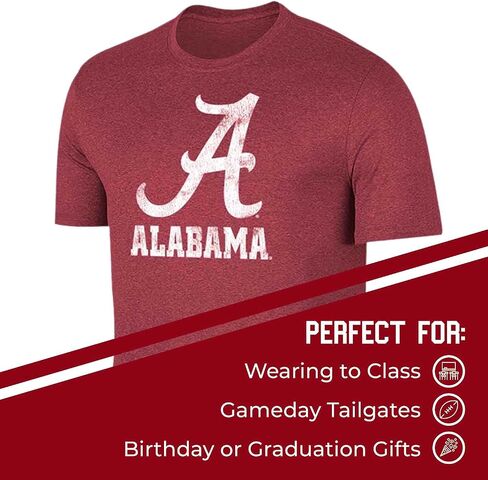 Campus Colors Adult MVP Heathered Cotton Blend T-Shirt - Logo Tshirt - Made from Ringspun - Comfort and Versatility in Saudi Arabia