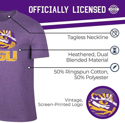 Campus Colors Adult MVP Heathered Cotton Blend T-Shirt - Logo Tshirt - Made from Ringspun - Comfort and Versatility in Saudi Arabia
