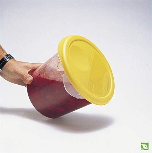Rubbermaid Commercial Products Plastic Round Food Storage Container for Kitchen/Food Prep/Storing, 18 Quart, Clear, Container Only (FG572724CLR) in Saudi Arabia