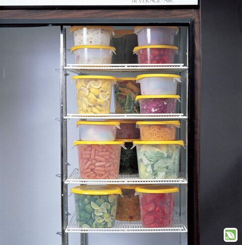 Rubbermaid Commercial Products Plastic Round Food Storage Container for Kitchen/Food Prep/Storing, 18 Quart, Clear, Container Only (FG572724CLR) in Saudi Arabia