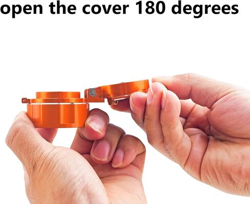 غطاء خزان الوقود السريع CNC T2 لسيارة HPI BAJA 5B 5SC km ss losi 1/5 rc (أسود) in Kuwait