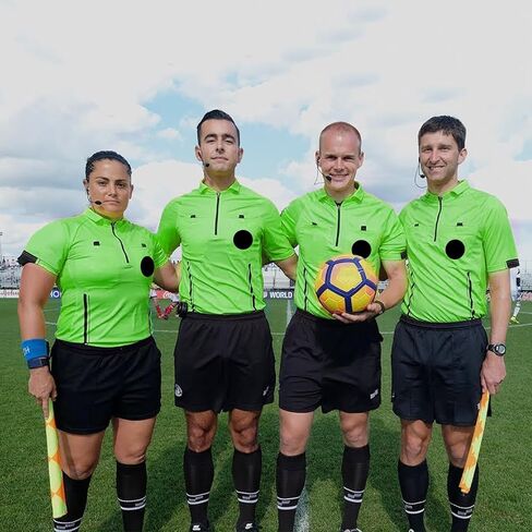Soccer Referee Shirt Jersey Kit Official Short Sleeve Ref Shirts Uniform Halloween Costume for Men & Women in Saudi Arabia