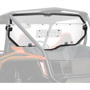 Kemimoto 2-in-1 UTV النافذة الخلفية المنزلق الخلفية متوافقة مع TALON 1000X 1000R 2019-2025 ، الزجاج الأمامي الخلفي للكمبيوتر الشخصي ، النافذة الخلفية الواضحة (واضح) in Kuwait
