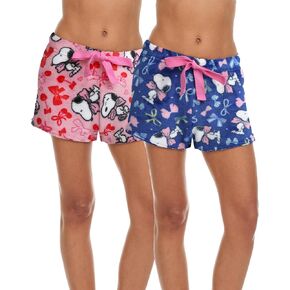 شورت Pajama للسيدات - حزمة واحدة أو 2 Pack Peanuts Snoopy Comfy Pjs Sleep Lounge Pajama for Women (S -XL) in Kuwait
