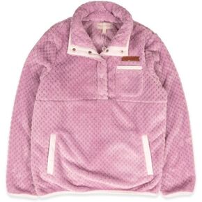 Simply Southern Simply Soft Pullover, Quarter Button Snap Closure, Quilted Fleece, Youth in Saudi Arabia