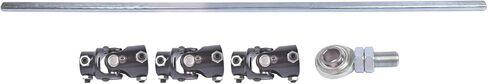 Geluoxi 3 Black U Coint 36 "Steel Deving Raft Kit + 3/4" DD Pareing + 3/4 "Bearing/Heim مع استبدال الترباس لـ GM in Saudi Arabia